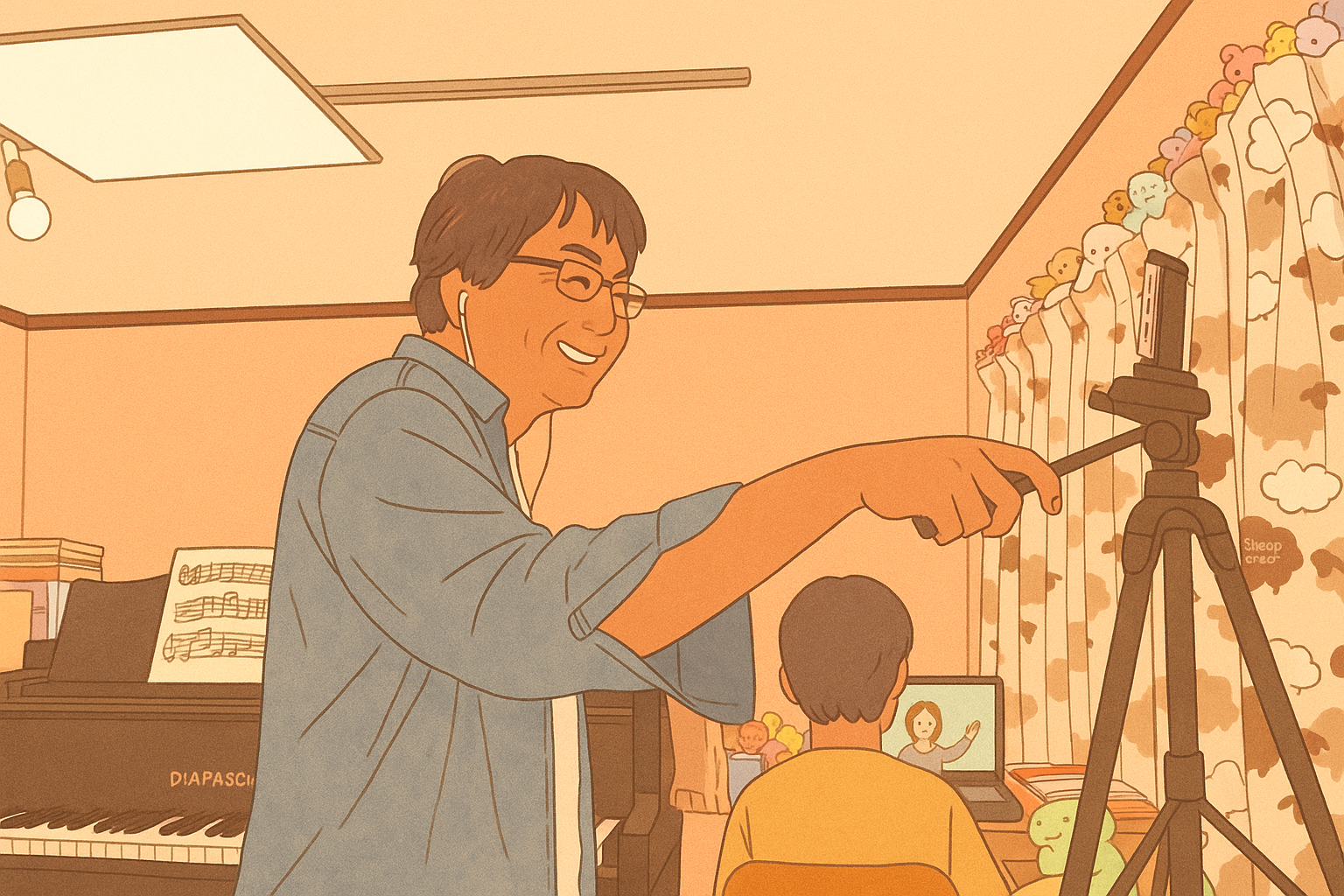 まぁちおんがくきょうしつの外観